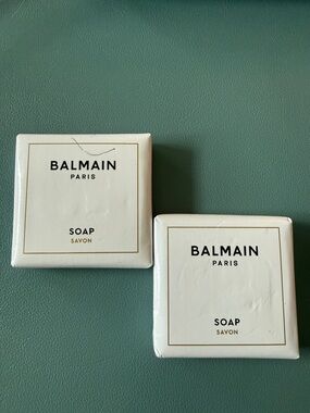 Luxurious BALMAIN Paris Guest Soap Set – Set of 2